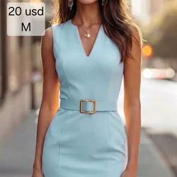 Vestido Azul pastel