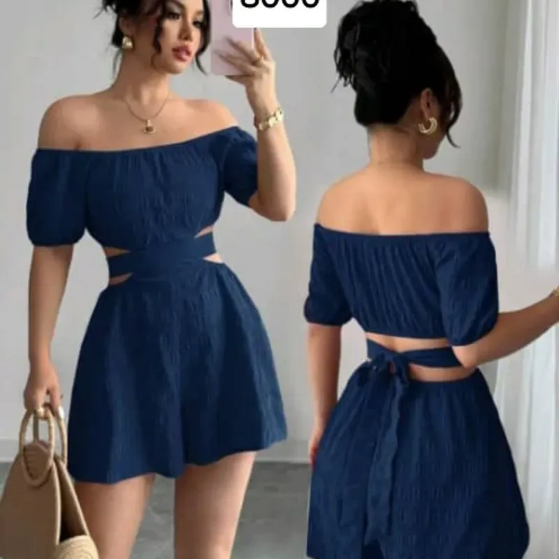 Vestido azul real