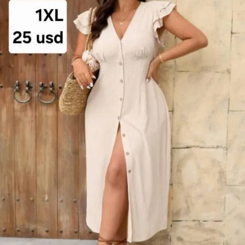 Vestido Beich con mangas