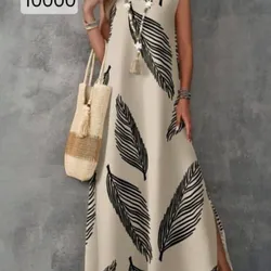 Vestido Beich Hojas