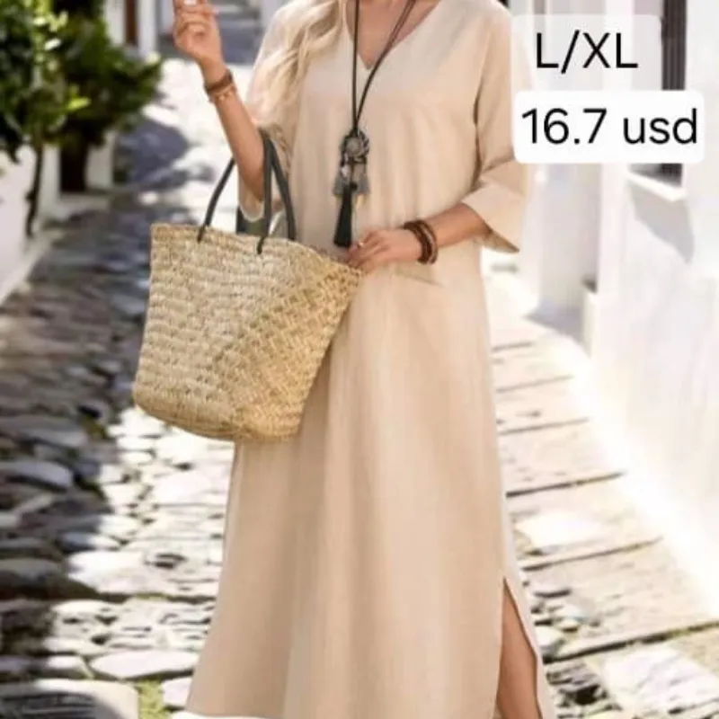 Vestido Beich Largo