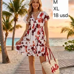 Vestido Blanco de flores