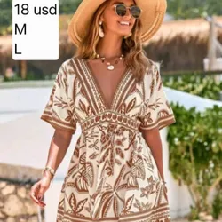 Vestido Blanco detalles carmelitas