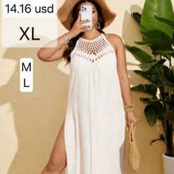 Vestido Blanco Hilo