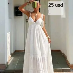 Vestido Blanco largo