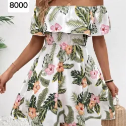 Vestido con hombros descubiertos