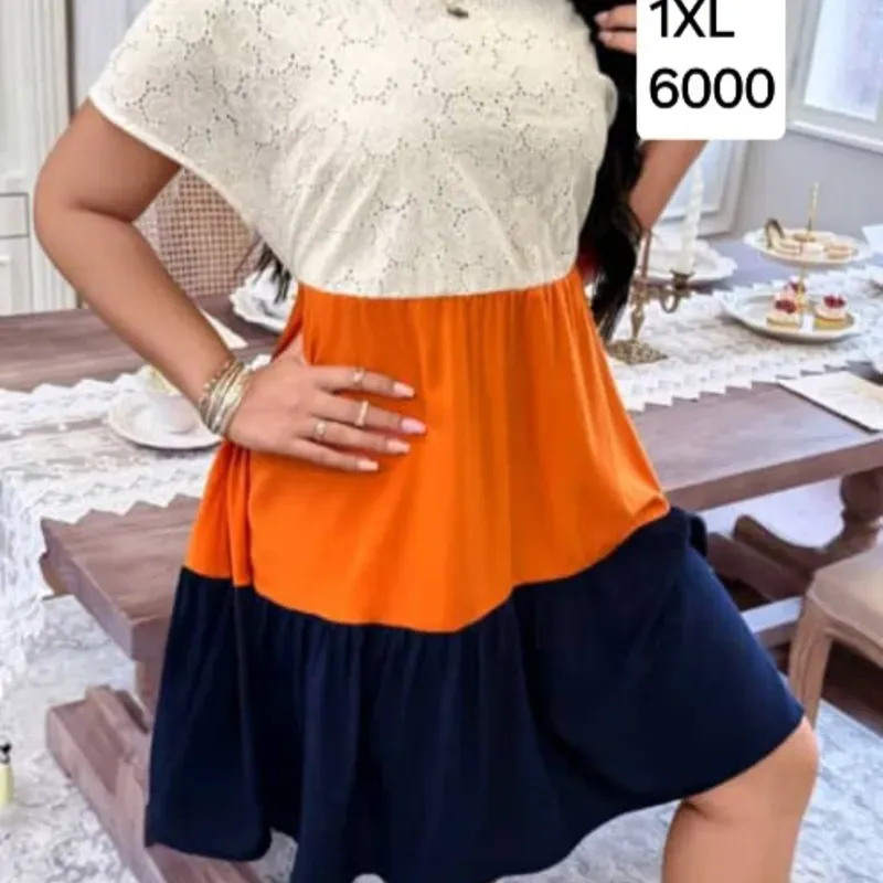 Vestido de 3 colores