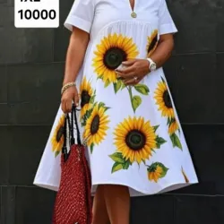 Vestido de girasol 1XL