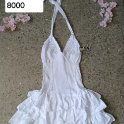 Vestido de hilo blanco 