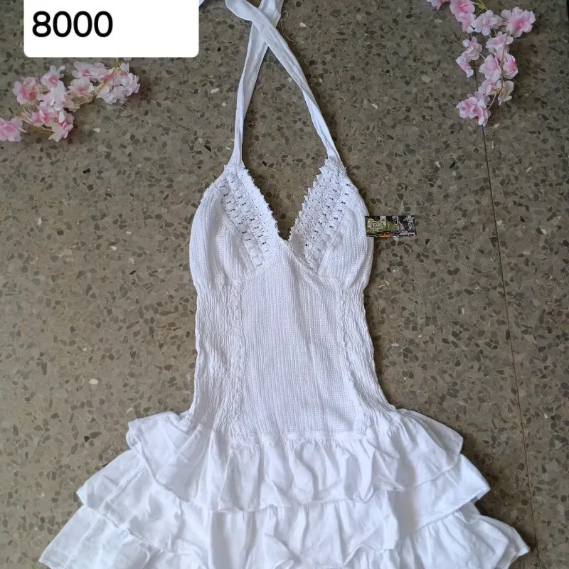 Vestido de hilo blanco 