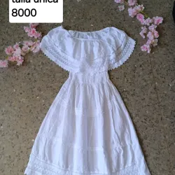 Vestido de hilo blanco 