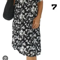 Vestido elastizado con flores
