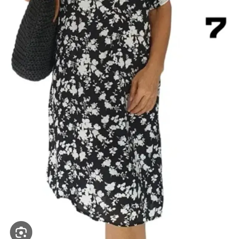 Vestido elastizado con flores