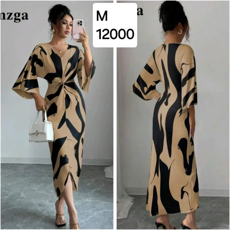 Vestido elegante estampado 