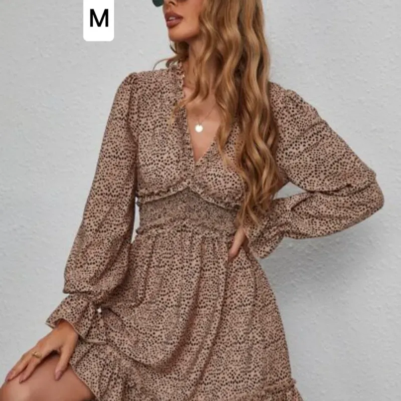 Vestido estampado animal print