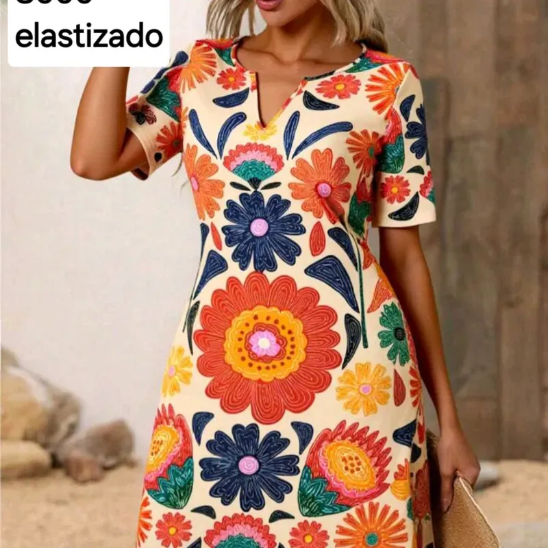 Vestido estampado 