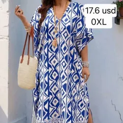 Vestido largo Azul