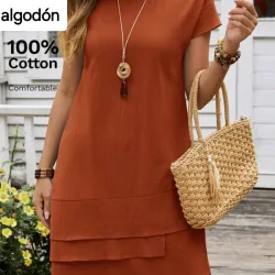 Vestido marrón 