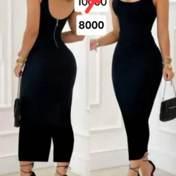 Vestido negro ajustado