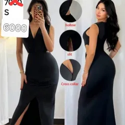 Vestido Negro largo