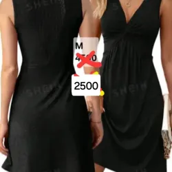 Vestido negro sencillo 