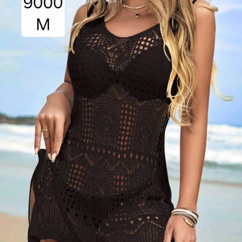 Vestido pareo Negro corto