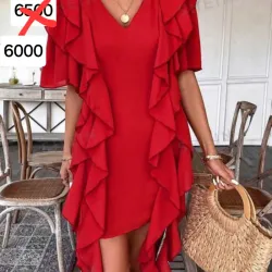 Vestido rojo elegante 
