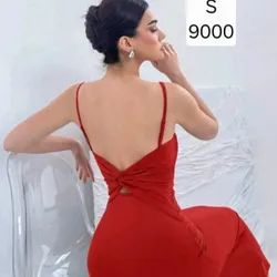 Vestido Rojo fino