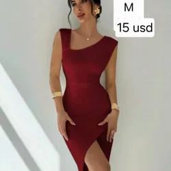 Vestido Rojo Vino