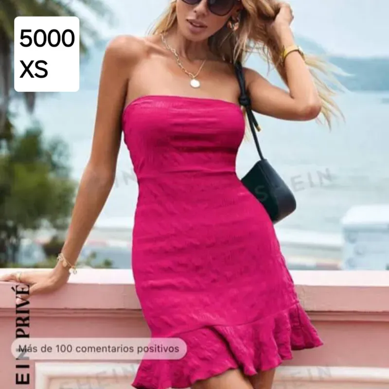 Vestido rosado