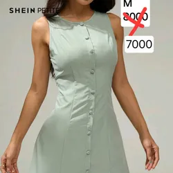 Vestido Verde botones