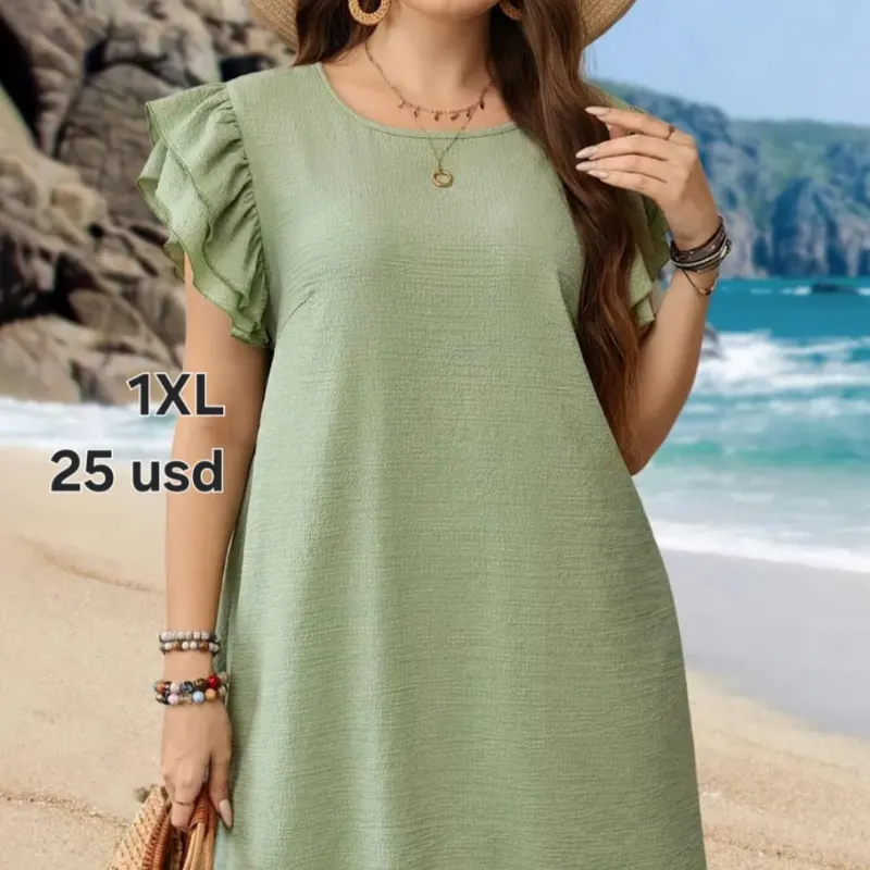 Vestido verde menta