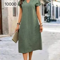 Vestido verde menta largo