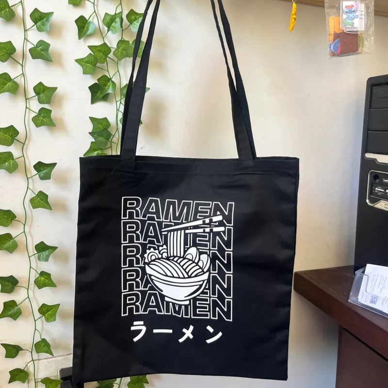 Bolso de tela negro ✨