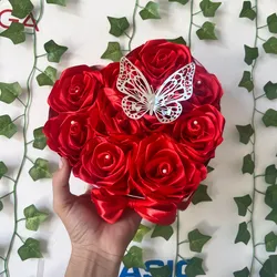 Corazón con 10 flores 🌹 