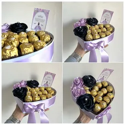 Corazón dulce con Ferreros 💗