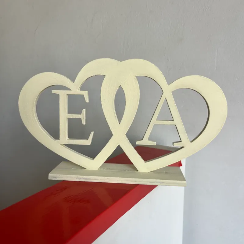 Corazones con letras ✨