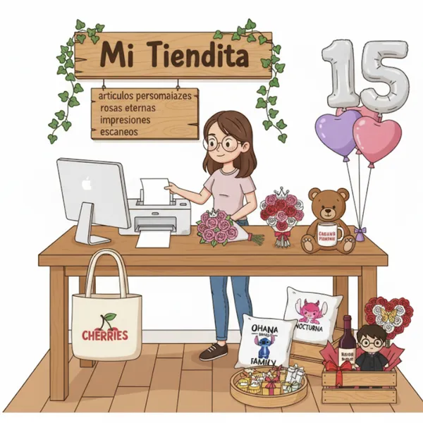 En nuestra tiendita puedes encontrar variedad de artículos personalizados a tu gusto y regalos para tus ocasiones especiales ✨‼️
Ofertamos variedad de servicios en ello se incluye la impresión : 
• blanco y negro o a color 😉
• impresiones en cartulina 
• ⁠impresiones en pegatina
Los precios están expresados en moneda nacional pero puedes pagar en usd,euros,canadienses. 
✨Para todos los pedidos se hace necesario el pago del 50% para agendar ,el día de la entrega se paga la segunda parte(aceptamos transferencia para la mitad del pago)
