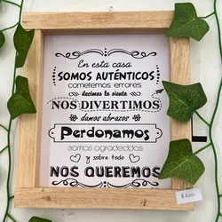 Cuadros de madera medianos ✨