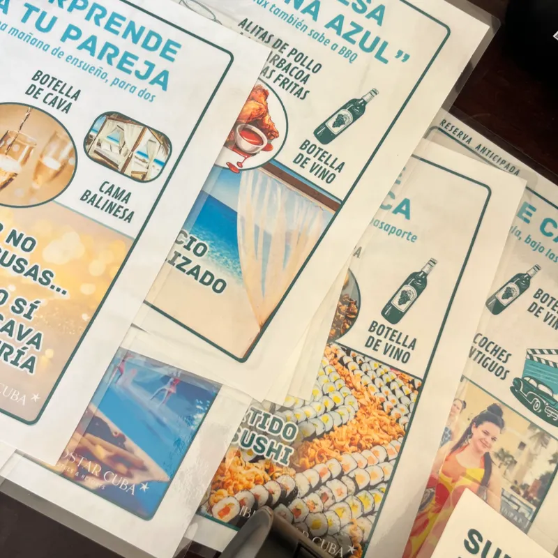 Hojas plasticadas 