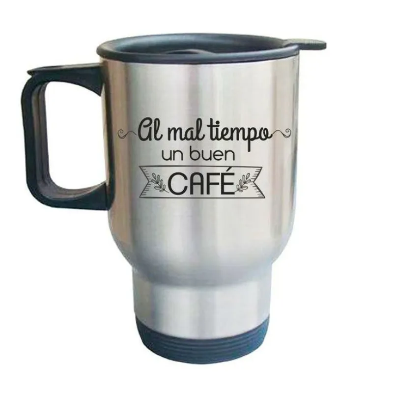 Jarra cervecera térmica gris ✨