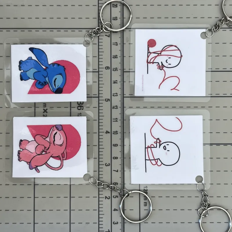 Llaveros plasticados ✨