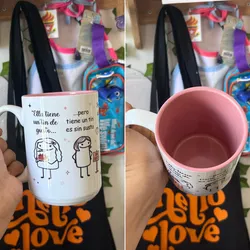 Taza con interior de color ✨