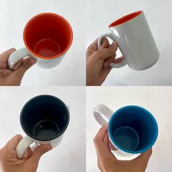 🌈 Taza con interior de color
