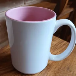 Taza con interior de color ✨