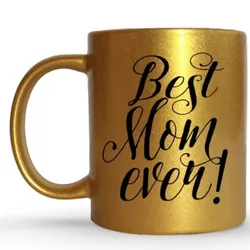 Taza perlada dorada ✨