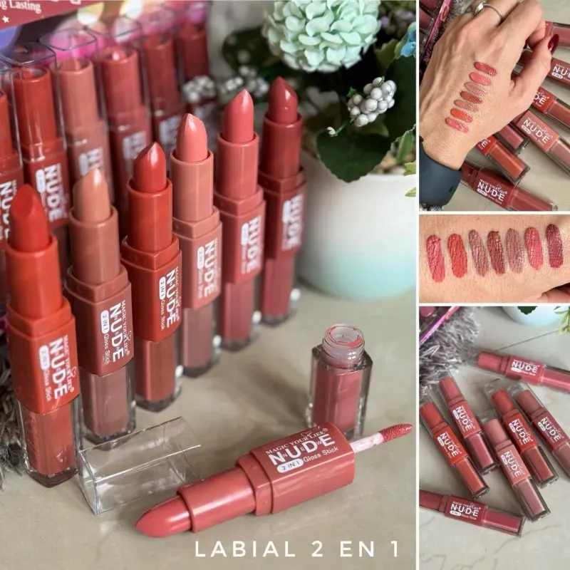 Labiales matte doble permanente 