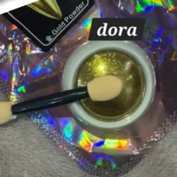 Efecto espejo dorado