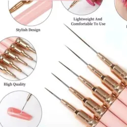 Juego de 5 pinceles liner 