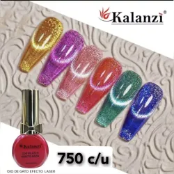 Pinturas ojo de gato efecto neón 